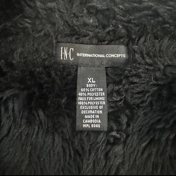 INC INTERNATIONAL CONCEPTS,XL 60 % COTTON 40% POLYESTER FAUX FUR LINING *10 - Picture 2 of 15